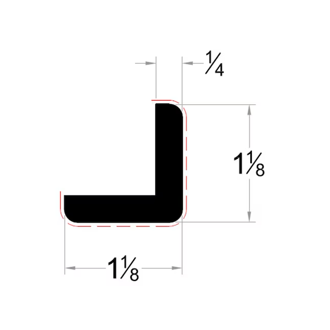 Royal Building Products 1.125-in x 144-in White PVC Outside Corner Guard