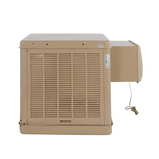 Essick Air 4700-CFM Enfriador evaporativo de ventana para exteriores de 2 velocidades para 1600 pies cuadrados (motor incluido)