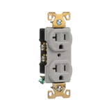 Eaton Arrow Hart 20-Amp 125-volt Industrial Duplex Outlet, Gray