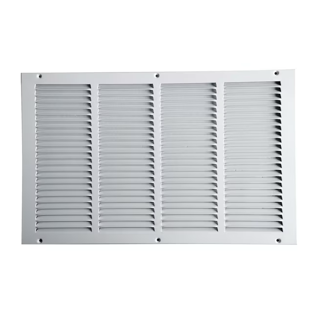 RELIABILT 20-in x 12-in Steel White Sidewall/Ceiling Grille