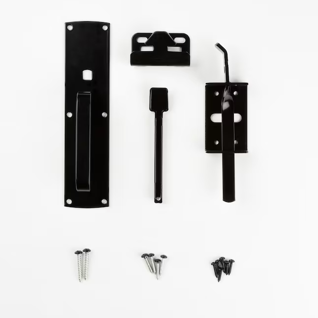 National Hardware 10-in Black Gate Latch