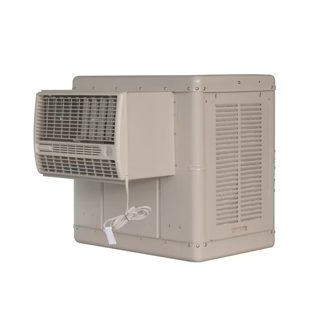 Essick Air 3300-CFM Enfriador evaporativo de ventana para exteriores de 2 velocidades para 900 pies cuadrados (motor incluido)