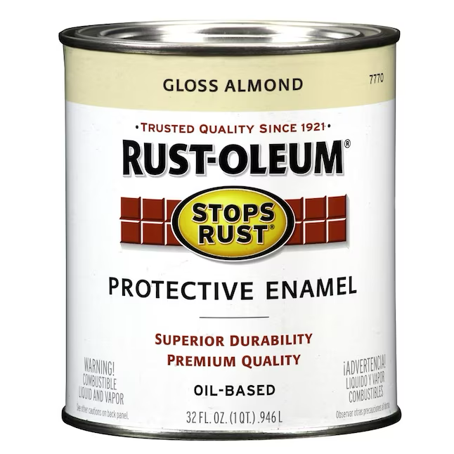 Rust-Oleum Stops Rust Gloss Mandel-Emaille-Innenfarbe auf Ölbasis (1 Quart)