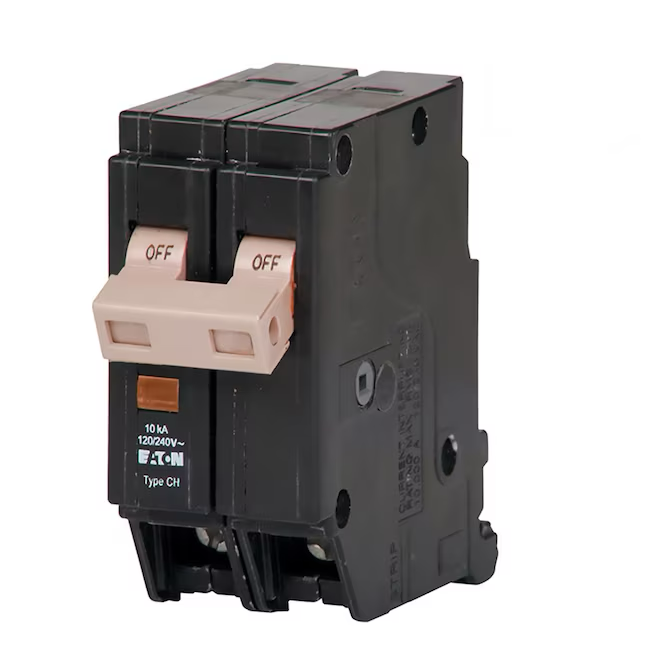 Eaton Type CH 20-Amp 2-Pole Standard Trip Circuit Breaker