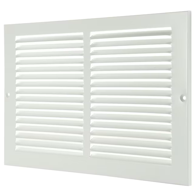 RELIABILT 12-in x 6-in Steel White Sidewall/Ceiling Grille