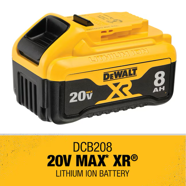 Batería de litio DEWALT XR de 20 V (8 Ah)