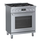 Bosch 800 Series Industrial Style 30-in 5 Burners 3.7-cu ft Freestanding Natural Gas Range (Stainless Steel)