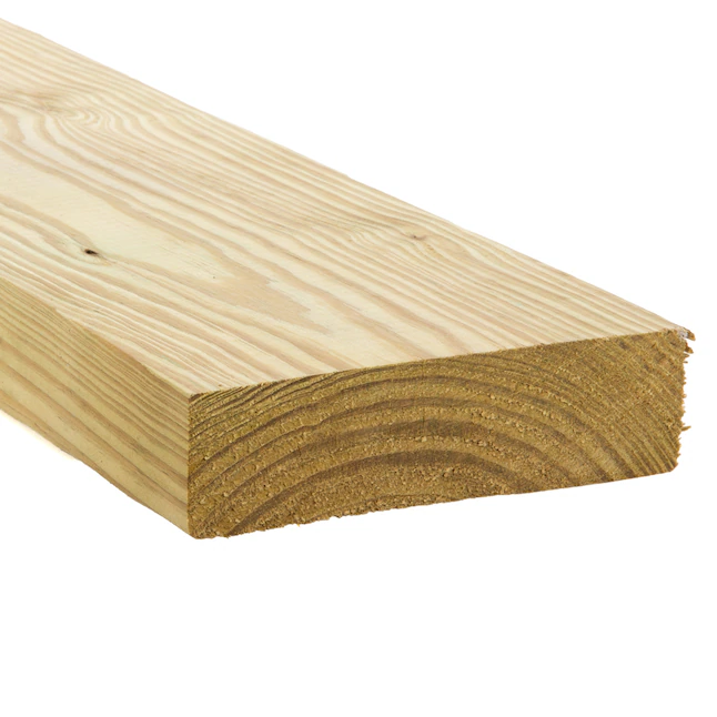 Madera tratada a presión de pino amarillo del sur #2 Prime de 2 x 6 x 16 pies para climas severos