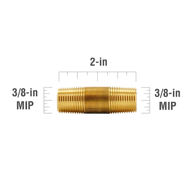 Proline Series 3/8-in x 3/8-in Threaded Male Adapter Nipple Fitting