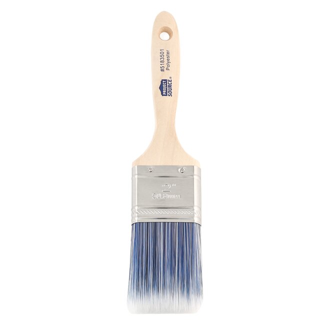 Project Source Better All Paints and Stains 2-in Reusable Polyester Flat Paint Brush (Wall Brush)