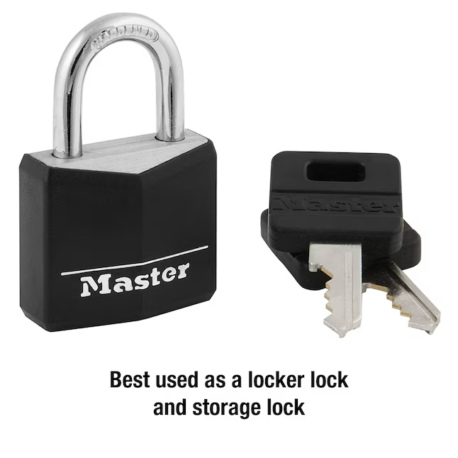 Candado con llave Master Lock con grillete de 5/8 pulgadas