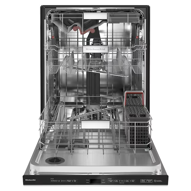 KitchenAid FREEFLEX With Third Rack Top Control 24-in Built-In Dishwasher Third Rack (Stainless Steel with Printshield Finish), 44-dBA