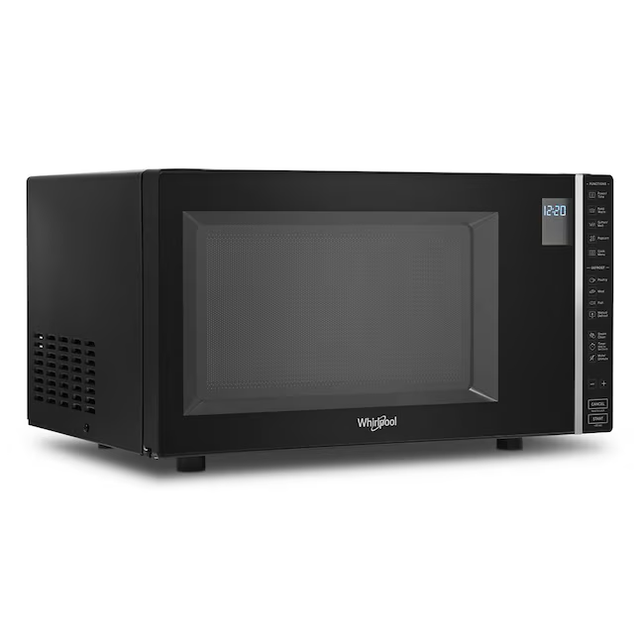 Whirlpool 1.1-cu ft 900-Watt Sensor Cooking Controls Countertop Microwave (Black)