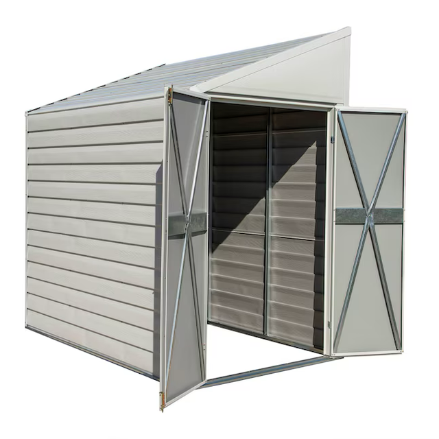 Arrow 4-ft x 7-ft Yardsaver Galvanized Steel Storage Shed