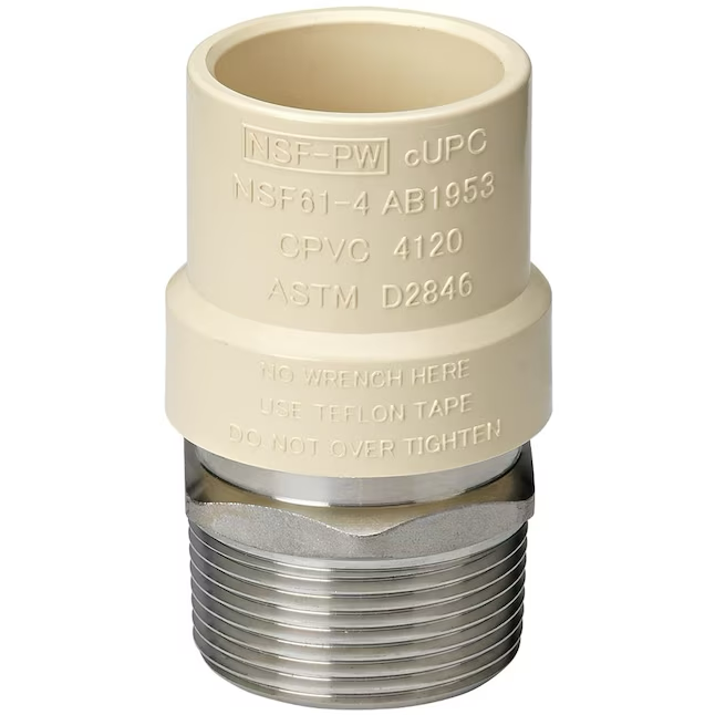 Homewerks Worldwide 3/4-in CPVC Male Adapter