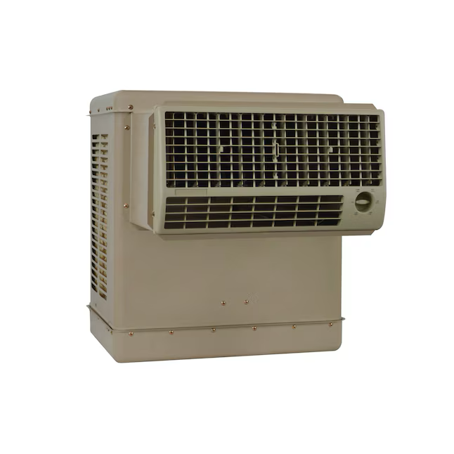 Essick Air 2800-CFM Enfriador evaporativo de ventana para exteriores de 2 velocidades para 600 pies cuadrados (motor incluido)