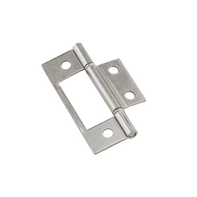 RELIABILT 3-in-in Satin Chrome Non-Mortise Bi-Fold Door Hinge (2-Pack)