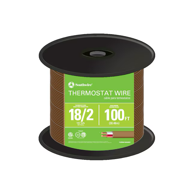 Southwire 100-ft 18/2 Solid Thermostat Wire (By-the-roll)