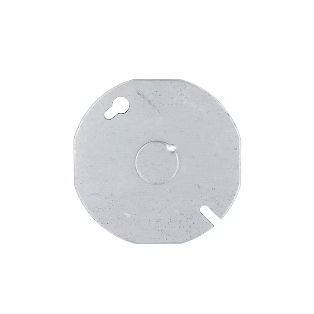 Hubbell Round Gray Metal