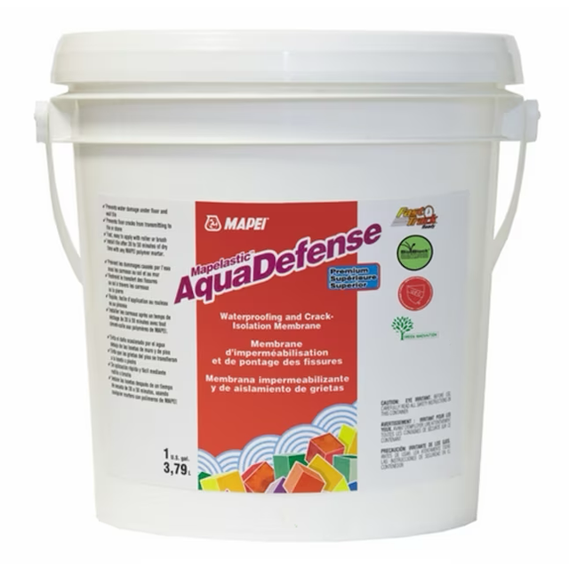 MAPEI Mapelastic Aquadefense 1-Gallon Liquid Indoor or Outdoor Waterproof Membrane