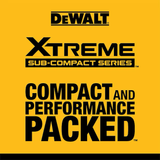 DEWALT XTREME Kit multiherramienta oscilante de 4 piezas, inalámbrico, sin escobillas, velocidad variable máxima de 12 voltios