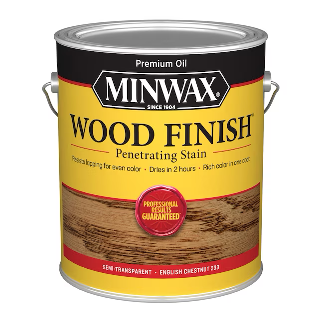 Minwax Wood Finish Oil-Based English Chestnut Semi-Transparent Interior Stain (1-Gallon)