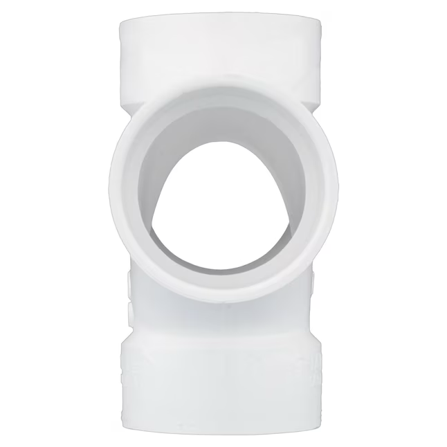 Charlotte Pipe 1-1/2-in PVC DWV Double Sanitary Tee