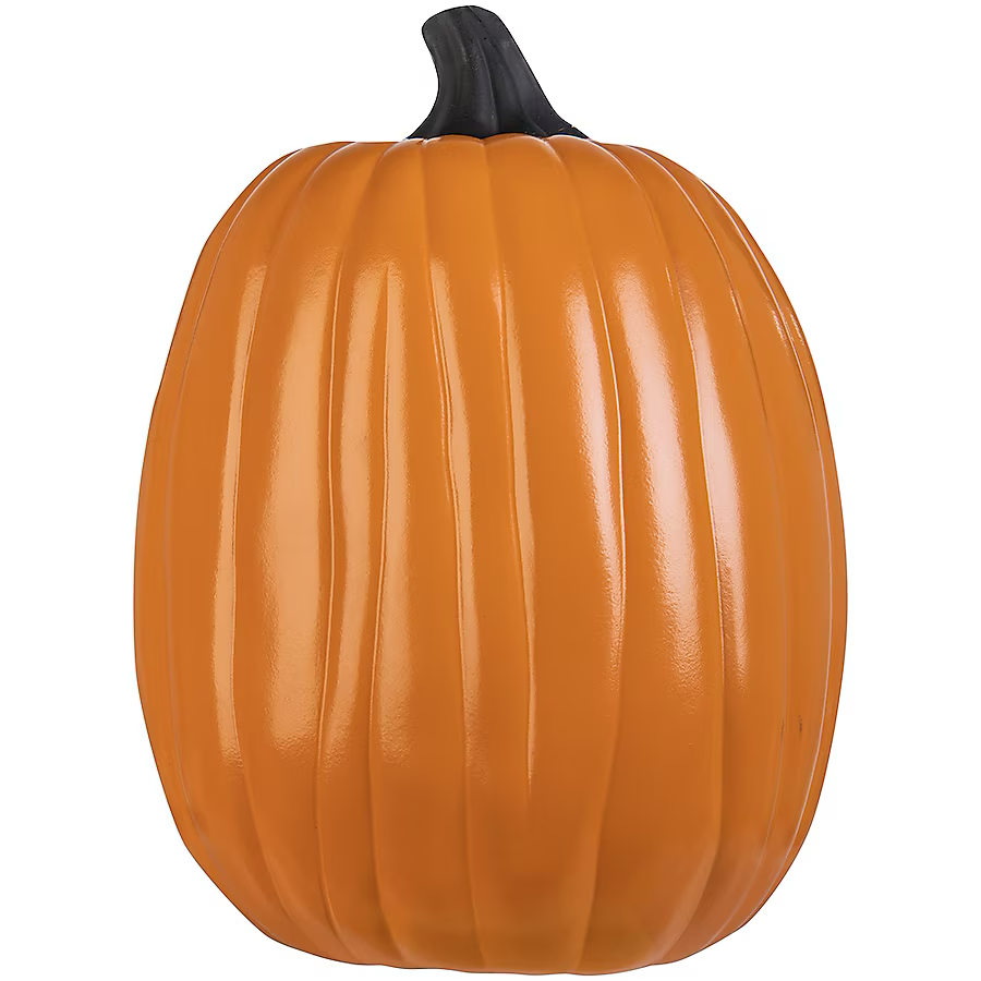 Holiday Living 13-in Carvable Glossy Pumpkin Decor