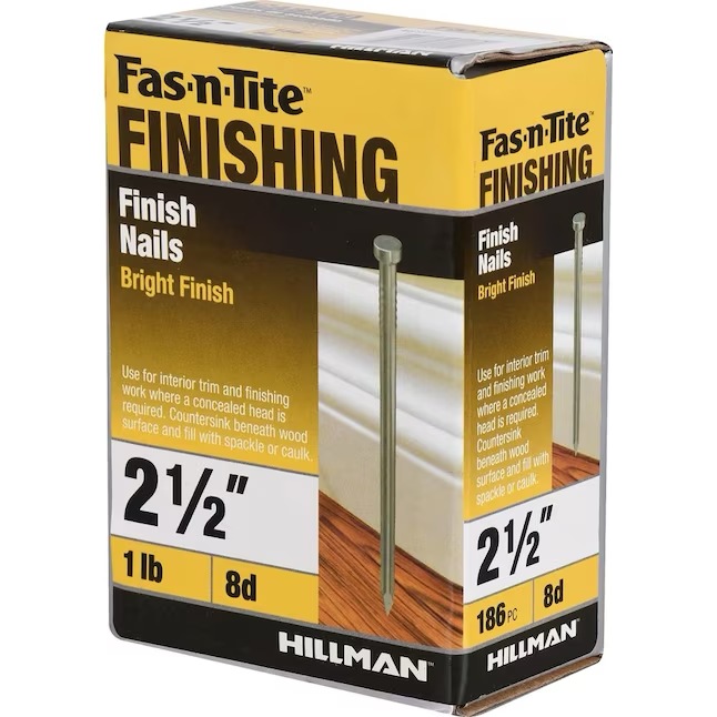 Fas-n-Tite 2-1/2-in Bright Finish Nails