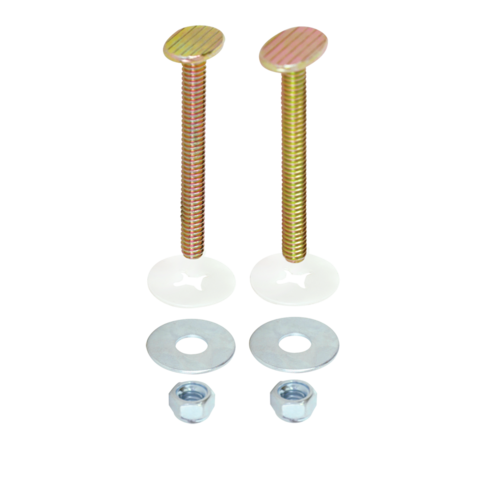 Pernos para inodoro EZ-FLO de latón chapado de 5/16 pulg. x 2-1/4 pulg.