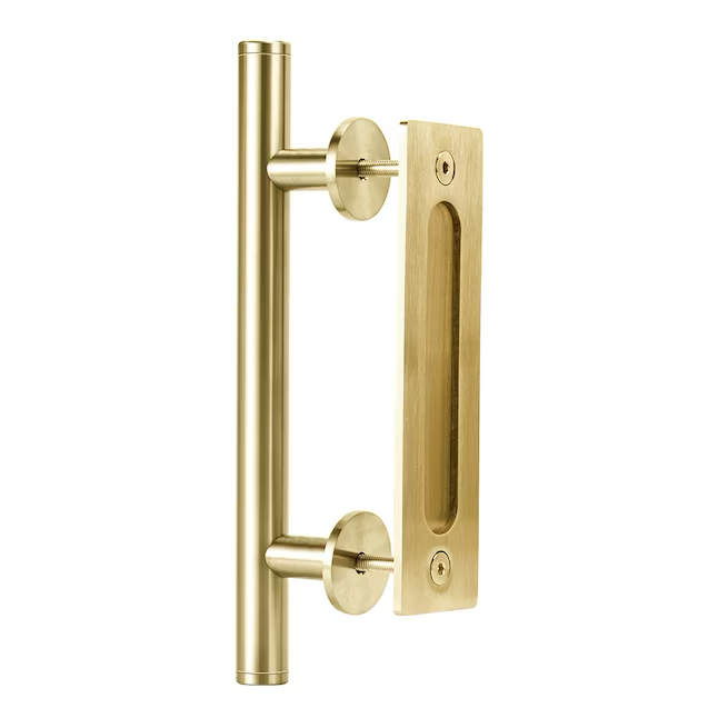 RELIABILT Soft Gold Indoor Barn Door Handle