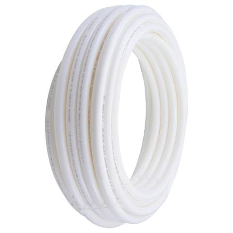 SharkBite 1 in. White Pex-B Tubing - 100 ft. Coil