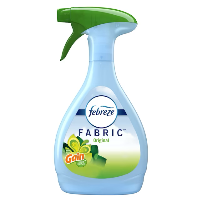 Febreze Spray Desodorante para telas Gain Original de 27 onzas líquidas