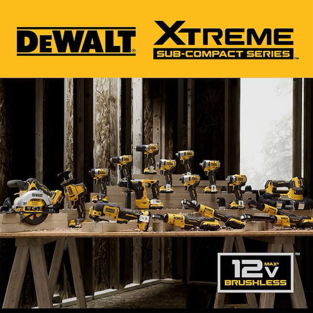 Paquete de 2 baterías y cargador de iones de litio DEWALT de 12 V (3 Ah y 5 Ah)