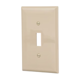 Eaton 1-Gang Midsize Ivory Polycarbonate Indoor Toggle Wall Plate (10-Pack)