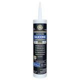 GE Supreme Silicone Windows, Doors, Exteriors 10.1-oz Clear Silicone Caulk