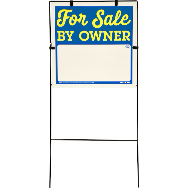 Hillman 36-in x 18-in Plastic Sale/For Sale Sign