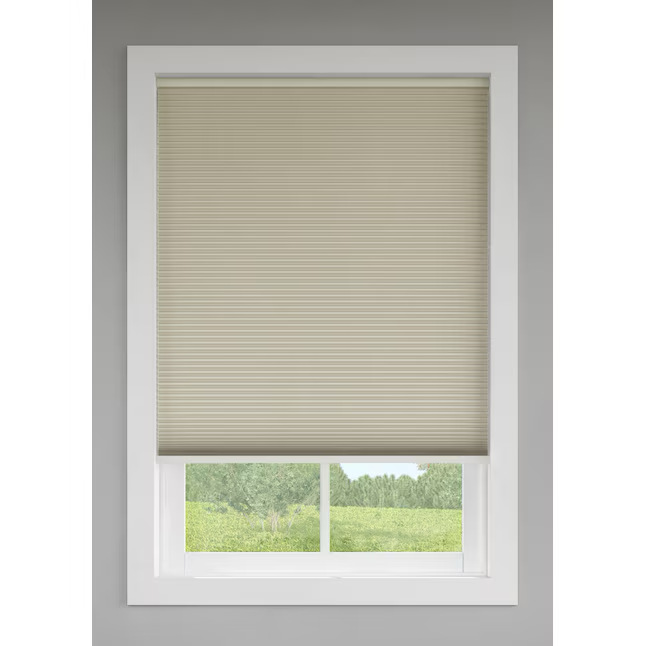 LEVOLOR 60-in x 72-in Sand Blackout Cordless Cellular Shade