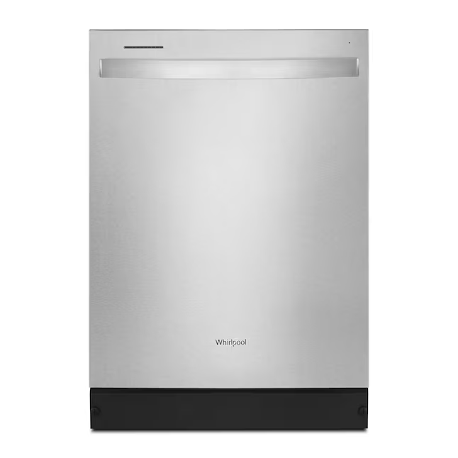 Whirlpool Top Control 24-in Built-In Dishwasher (Fingerprint Resistant Stainless Steel), 55-dBA