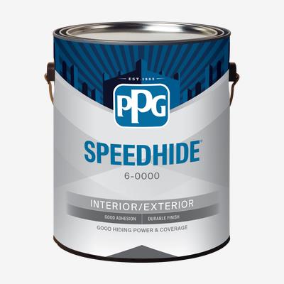 PPG SPEEDHIDE Interior/Exterior Alquídico a base de agua (Satinado - Base ultra profunda, 1 galón)