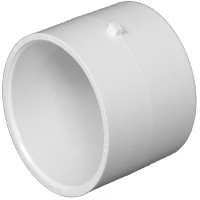 Charlotte Pipe 2-in x 2-in PVC DWV Repair Coupling