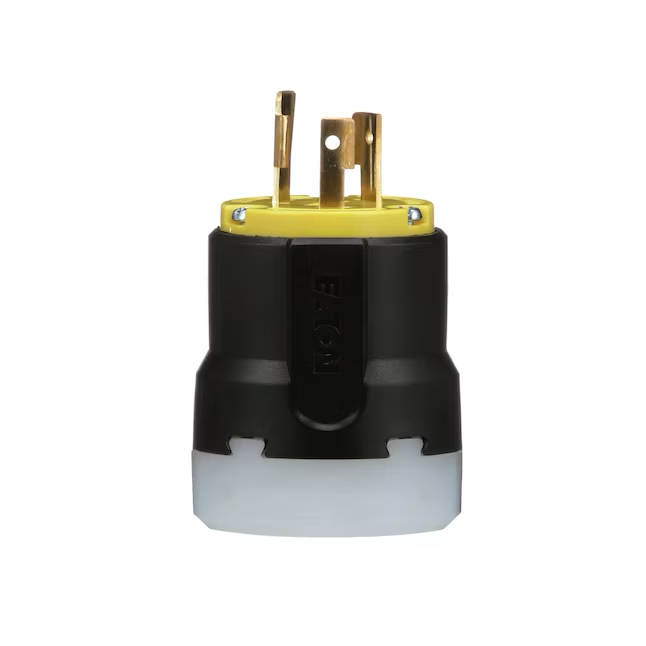 Eaton Arrow Hart 20-Amp 125-Volt NEMA L5-20p 3-wire Grounding Industrial Locking Plug, Yellow