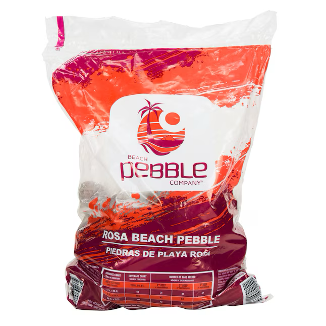 Beach Pebble Company 0.4-cu ft 30-lb Red Mexican Beach Pebbles