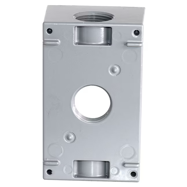 Sigma Engineered Solutions 1-Gang Metal Weatherproof New Work Rectangular Electrical Box