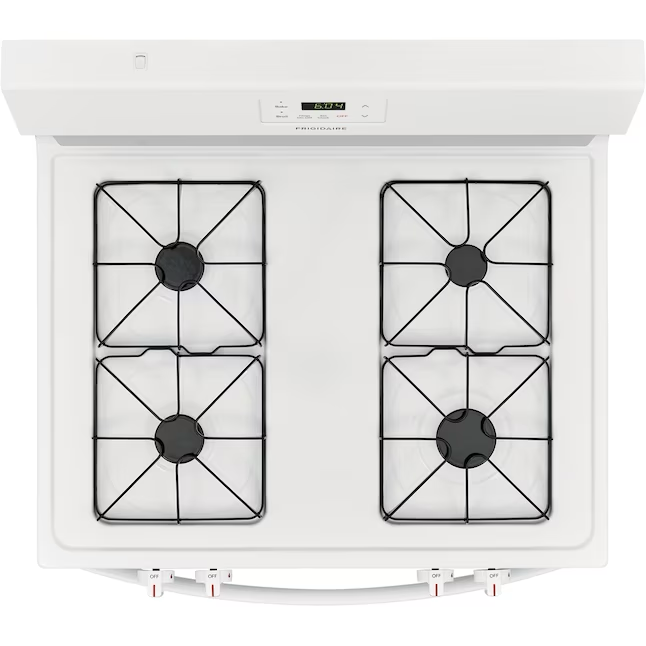 Frigidaire 30-in 4 Burners 5-cu ft Freestanding Natural Gas Range (White)