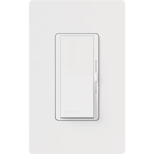 Control de ventilador basculante con cable Lutron Diva de 1,5 amperios y 3 velocidades, color blanco