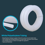 EZ-FLO 3/16-in ID x 10-ft Polyethylene White Polyethylene Tubing