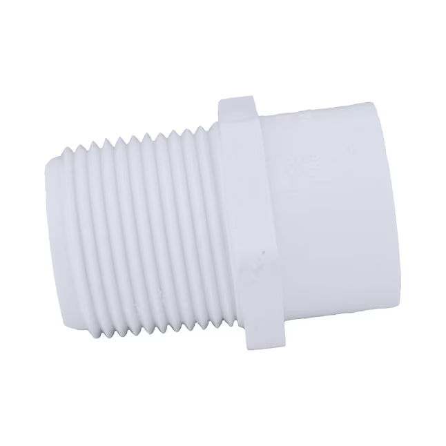 Charlotte Pipe Adaptador macho reductor de PVC Schedule 40 de 1 pulg. x 3/4 pulg.