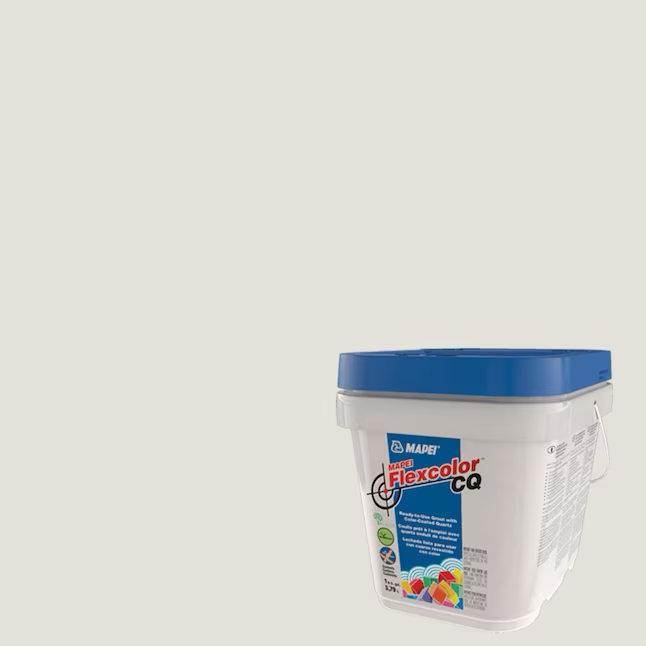 MAPEI Flexcolor CQ White #5000/Eggshell #5220 Lechada premezclada acrílica con arena (1 galón)