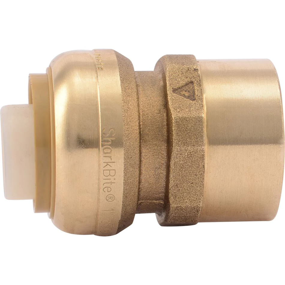 SharkBite 1 in. x 1 in. FNPT Brass Push Female Adapter